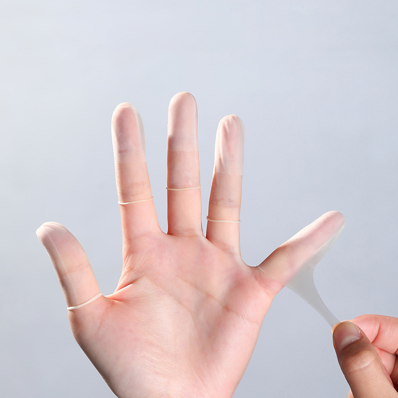 Latex Disposable Glove - 50Pcs/set Disposable Latex Finger Cover Rubber