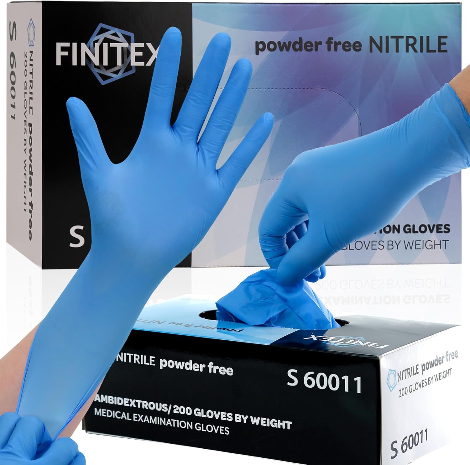 Exam Glove Nitrile - Blue Nitrile Exam Gloves - 200