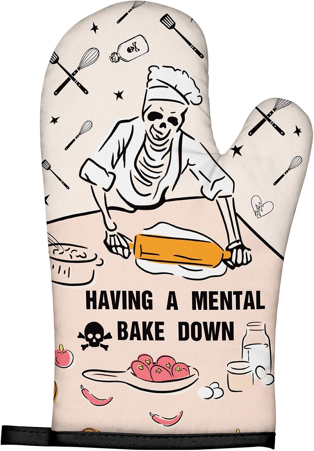 Heat Resistant Glove - Funny Oven Mitts Heat Resistant -