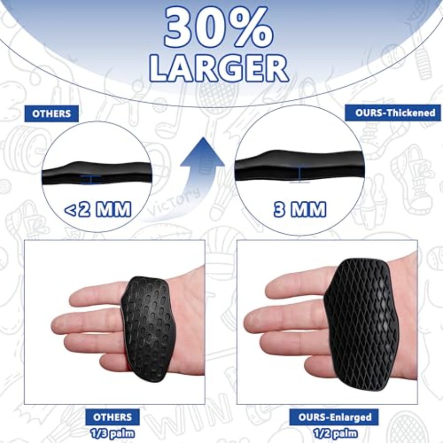 Large Silicone Workout Grips K - مراجعة Workout Glove Gym وسعره