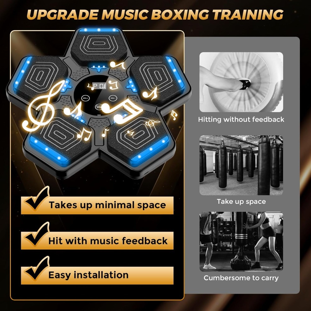 Music Boxing Machine for Adult - مراجعة Workout Glove Gym وسعره