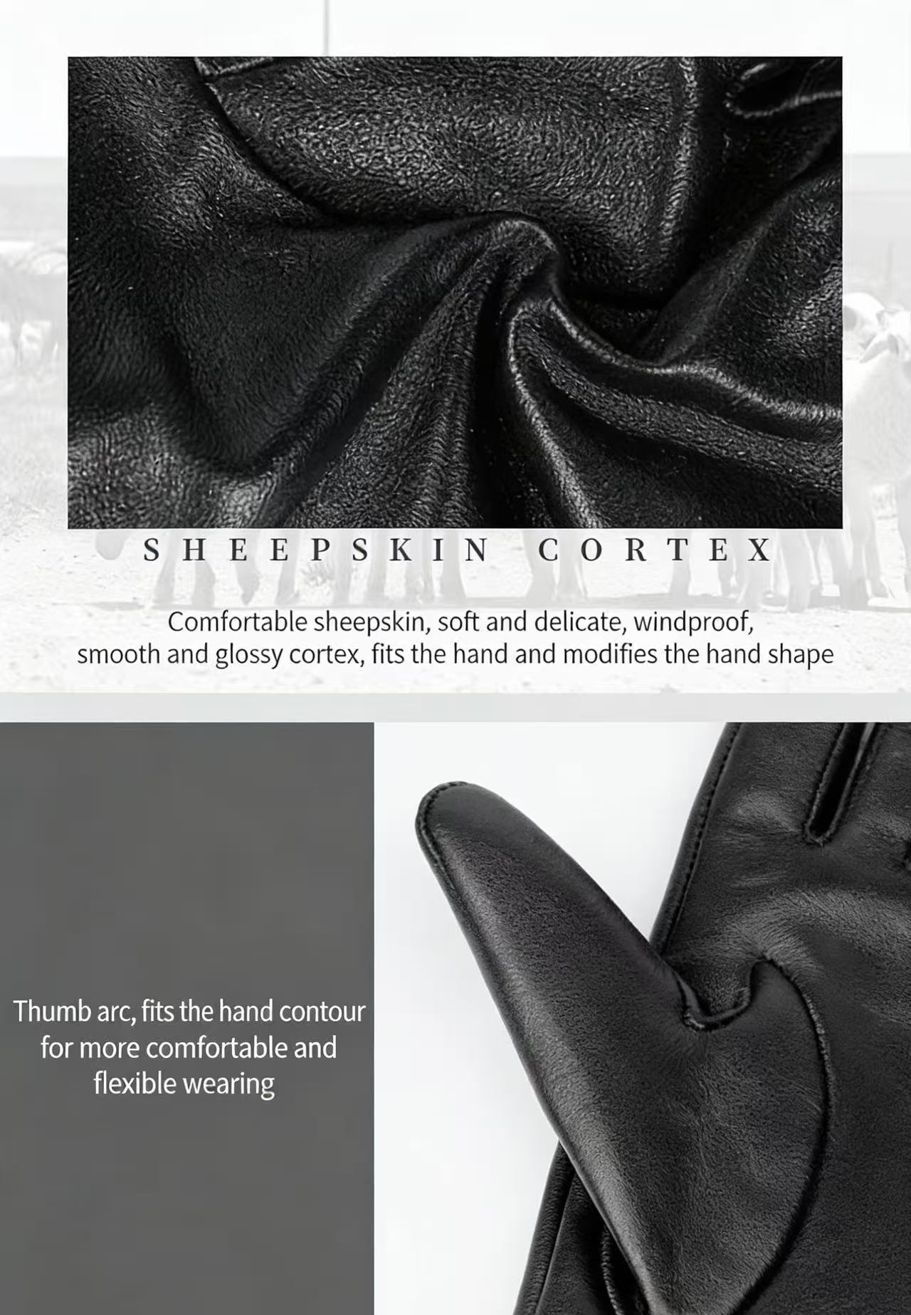 Women's Fashionable Winter She - مراجعة Wool Glove Lined وسعره