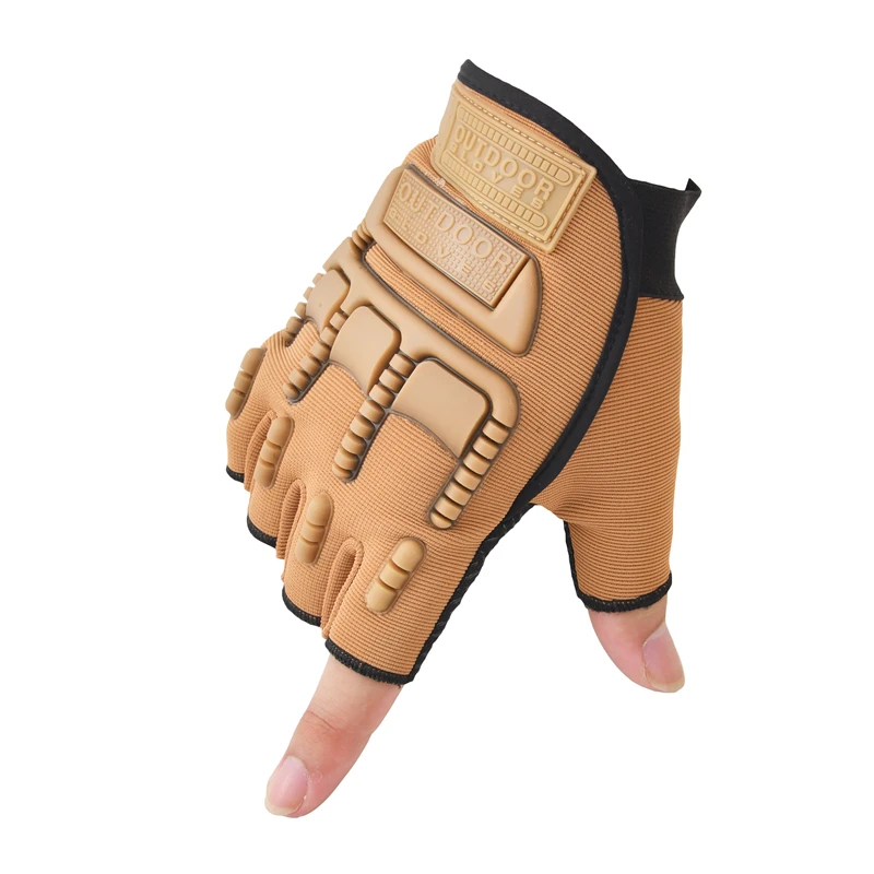 1Pair Gear Fingerless Hard Knu - مراجعة Motorcycle Glove Knuckle وسعره
