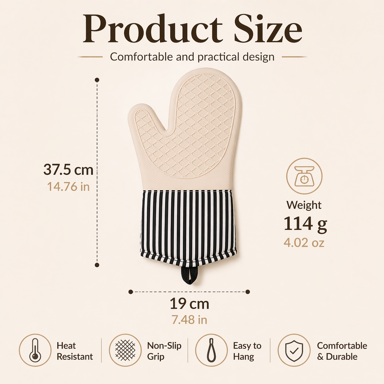 Extra Long Professional Silico - مراجعة Oven Mitt Silicone وسعره