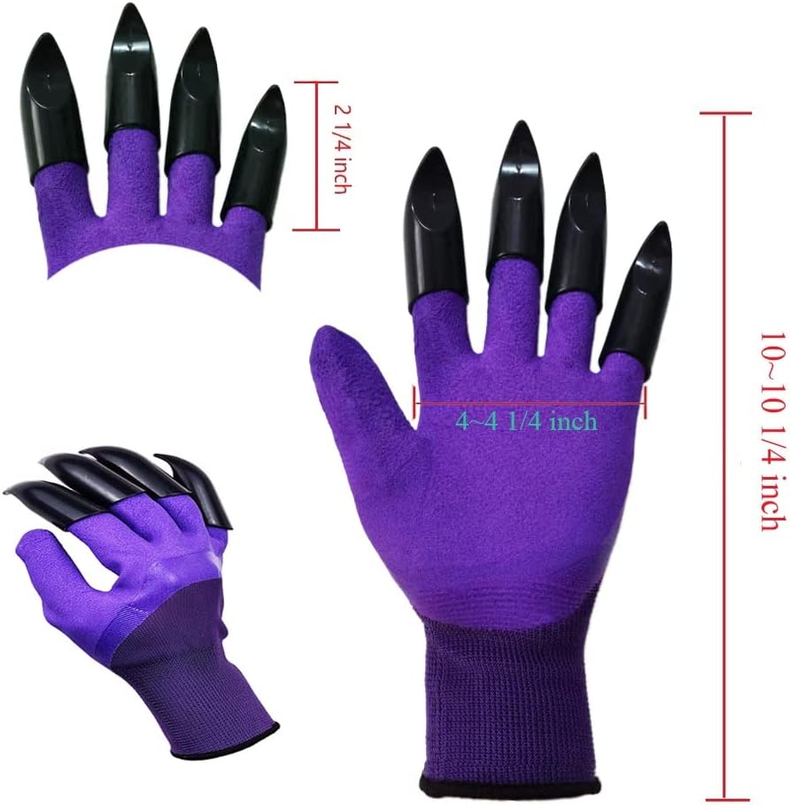 Garden Gloves with Claws for D - مراجعة Gardening Glove Waterproof وسعره