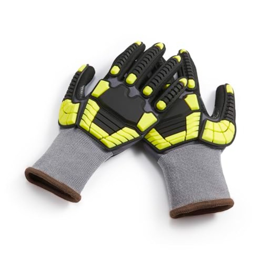 Safety work gloves for industr - مراجعة Work Glove Impact وسعره