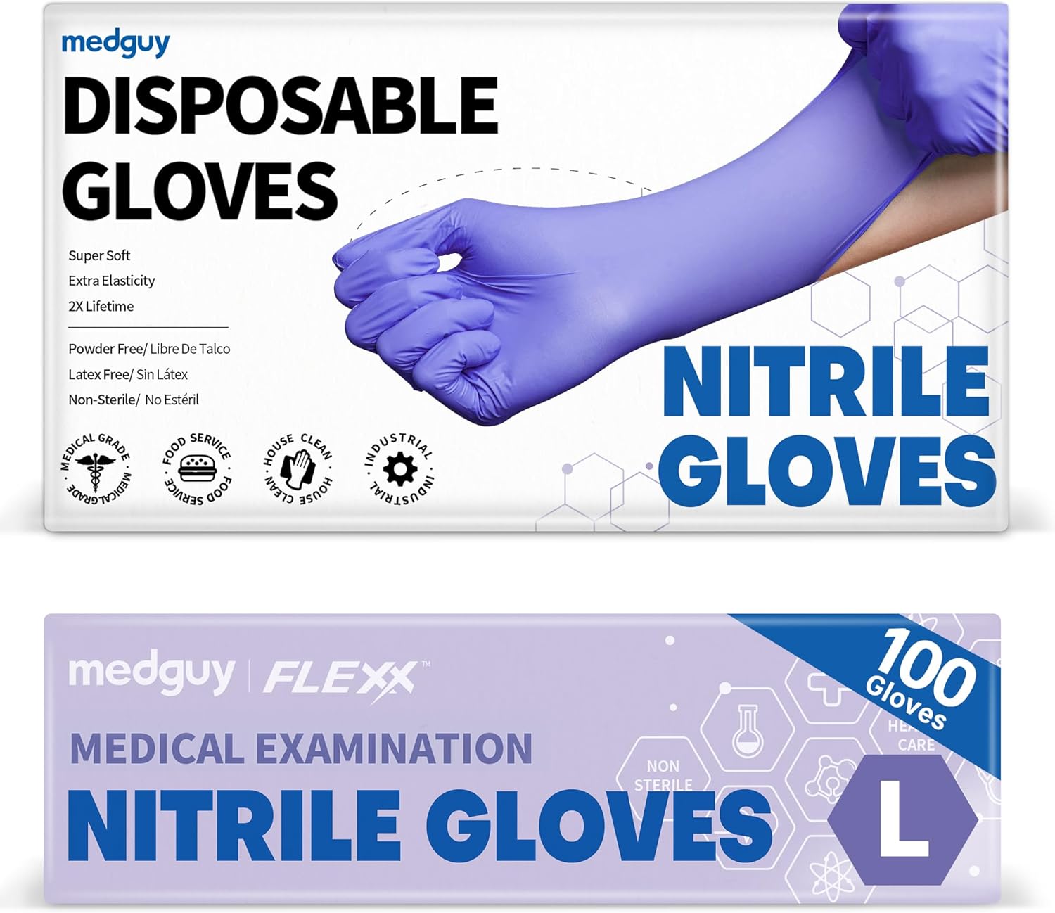 Nitrile Exam Gloves, 4 Mil Pow - مراجعة Exam Glove Nitrile وسعره