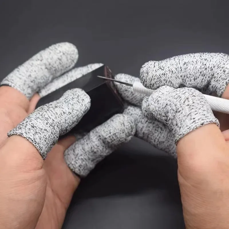 50PCS  Anti-Cut Finger Cots Pr - مراجعة Cut Resistant Glove وسعره