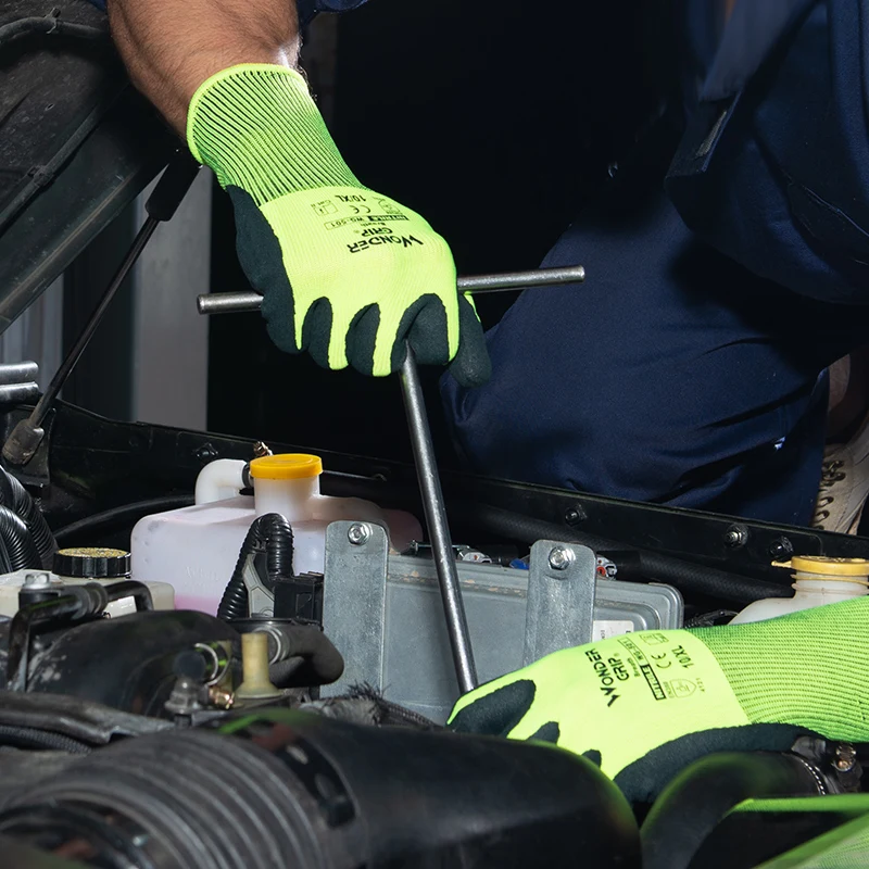 Wonder Grip Construction Glove - مراجعة Nitrile Mechanic Glove وسعره