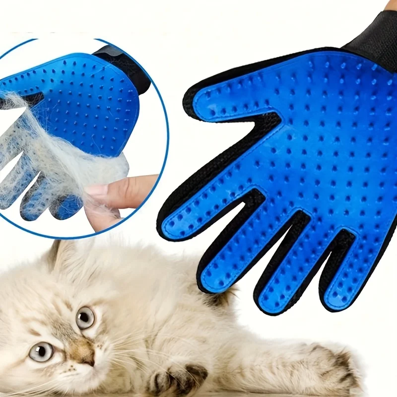 Pet Gloves Cat Grooming Gloves - مراجعة Rubber Glove Cleaning وسعره