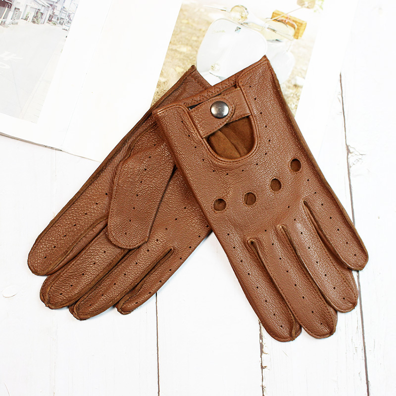 Summer Driving Deerskin Full F - مراجعة Leather Driving Glove وسعره