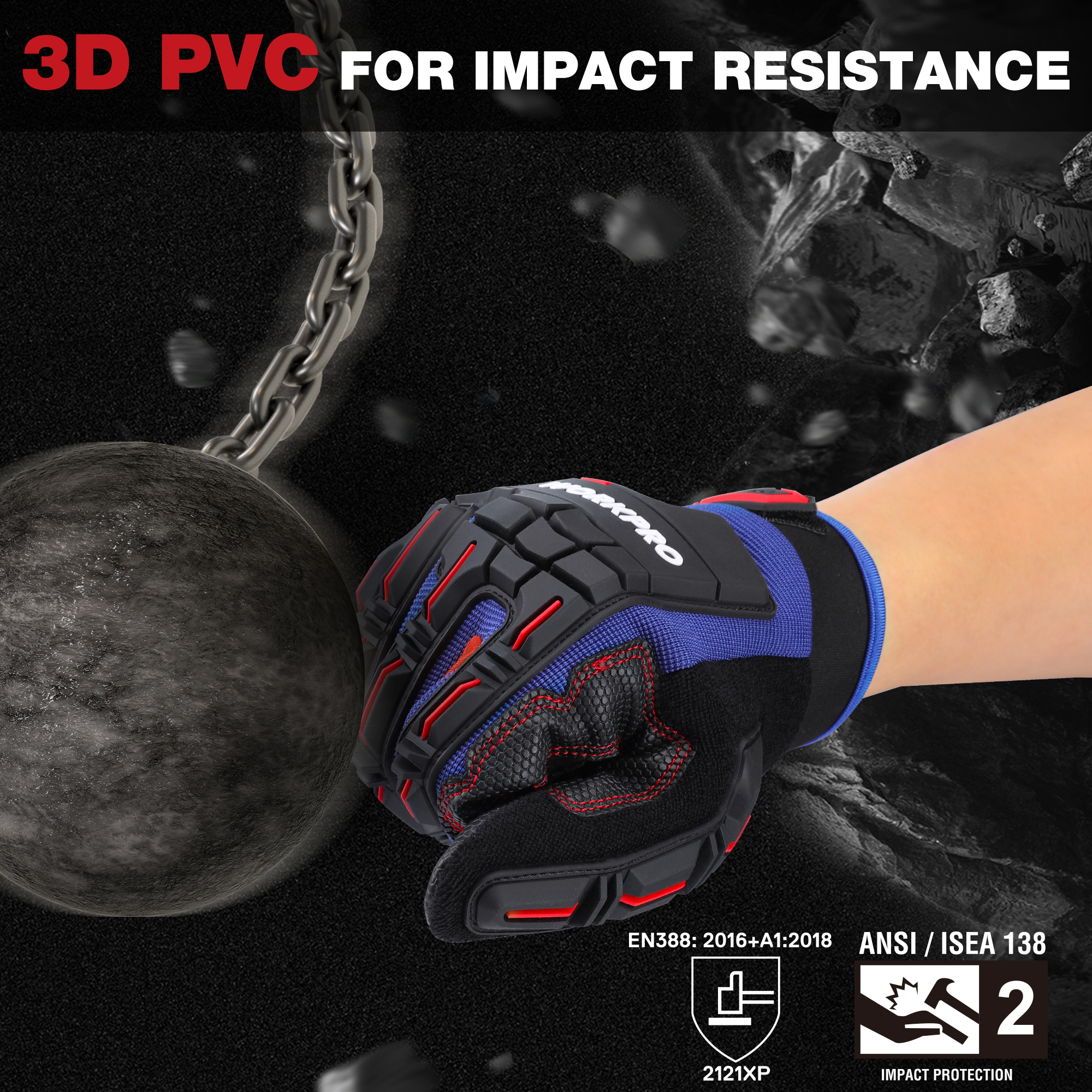 WORKPRO Heavy-duty Work Gloves - مراجعة Work Glove Impact وسعره