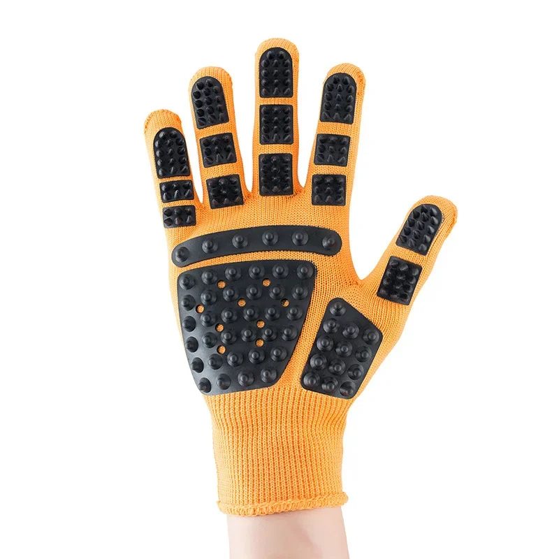 1PC Pet Hair Grooming Gloves C - مراجعة Rubber Glove Cleaning وسعره