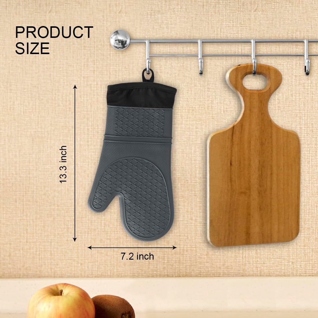 2Pcs Silicone Oven Mitts, Wate - مراجعة Heat Resistant Glove وسعره
