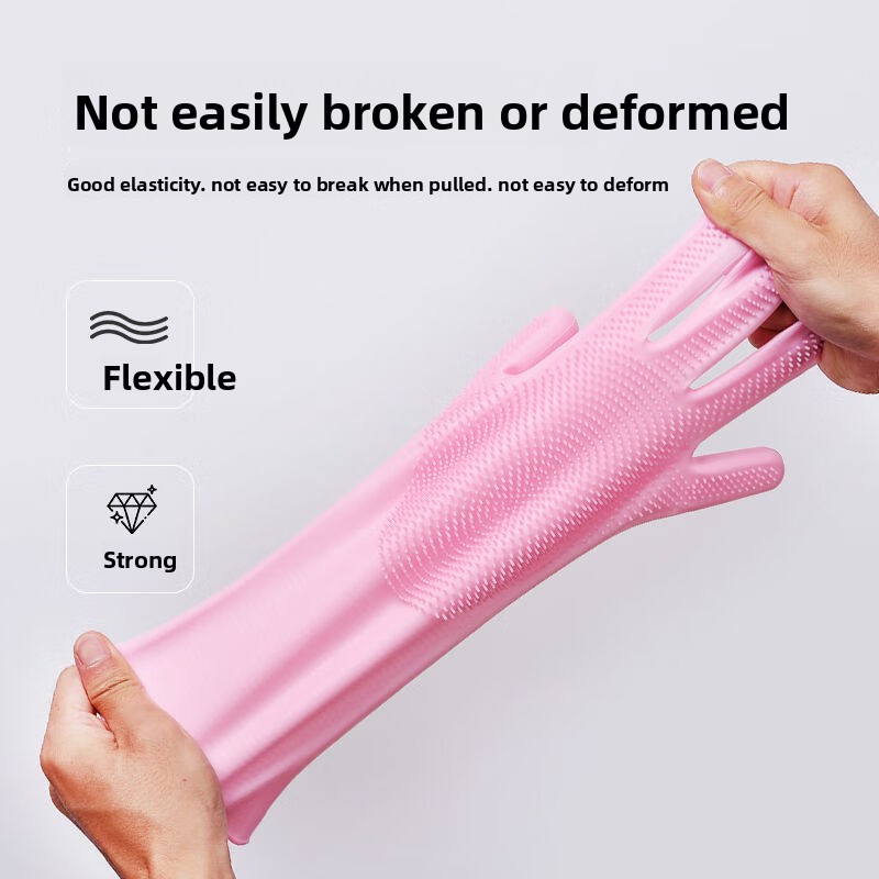Silicone dishwashing gloves, m - مراجعة Dish Glove Rubber وسعره