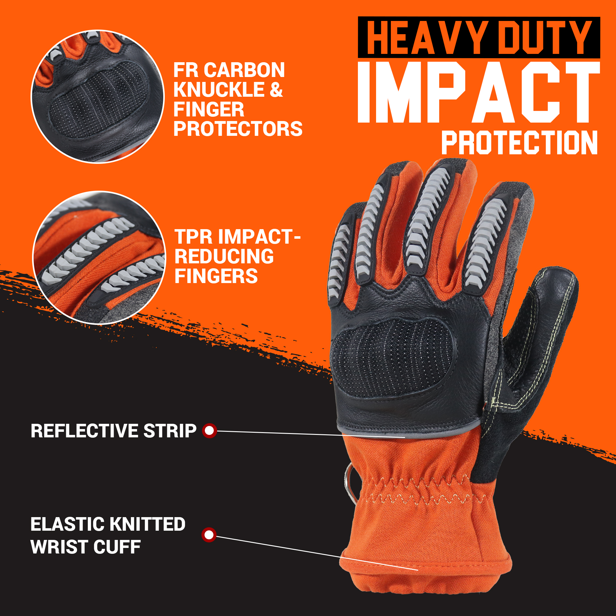 HANDLANDY fireproofing synthet - مراجعة Work Glove Impact وسعره