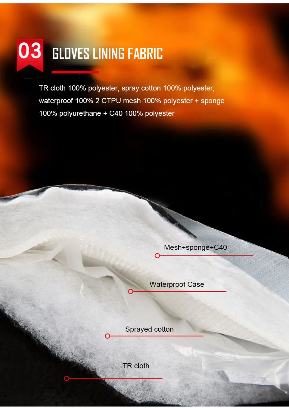 Winter Gloves 3M Cotton Heatin - مراجعة Winter Glove Insulated وسعره