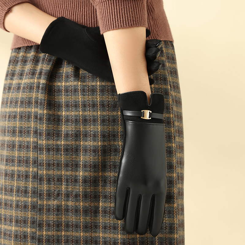 1 Pair of Gloves for Women in  - مراجعة Leather Driving Glove وسعره