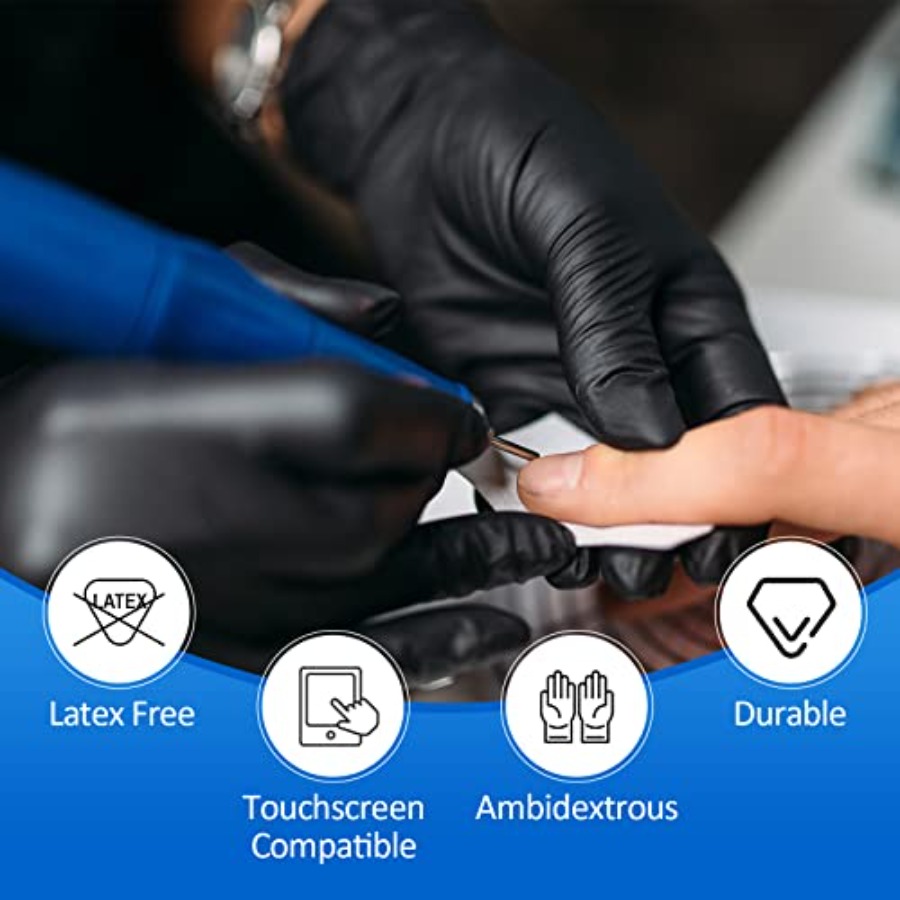 Schneider Nitrile Exam Gloves, - مراجعة Exam Glove Nitrile وسعره