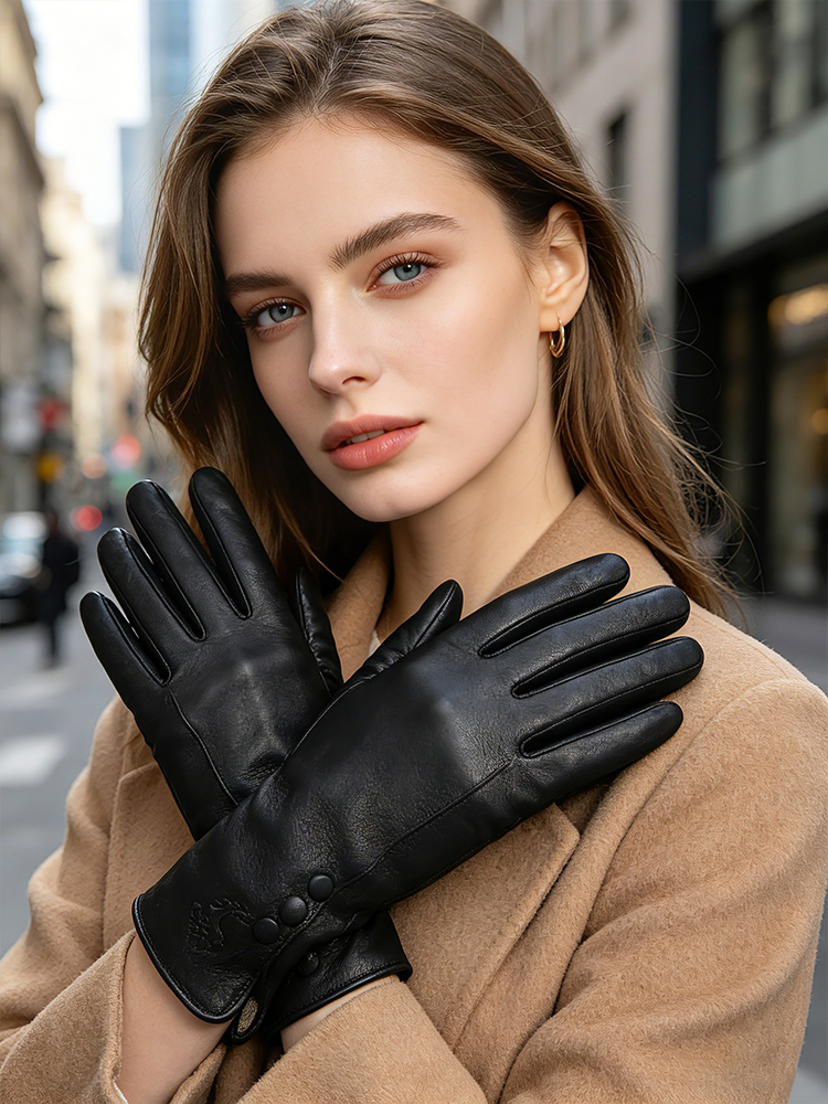 Fashion simple warm women leat - مراجعة Leather Driving Glove وسعره