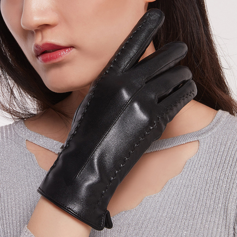 Women's Sheepskin Gloves Winte - مراجعة Leather Driving Glove وسعره