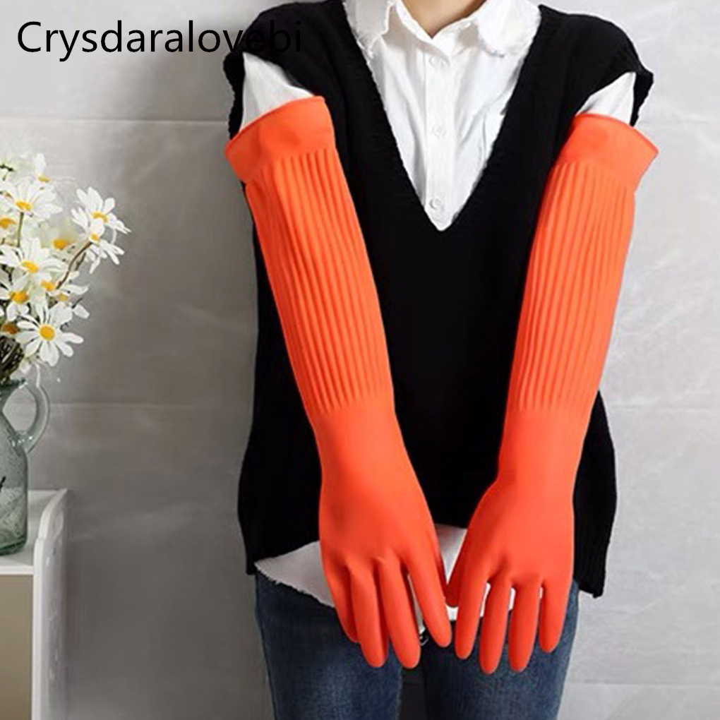 45/55cm Waterproof Household G - مراجعة Rubber Glove Cleaning وسعره