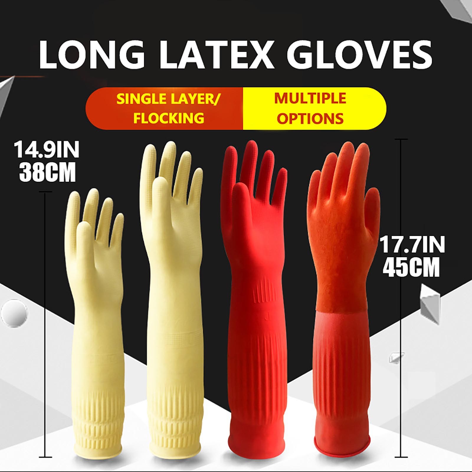 1pair Flexible Comfortable Rub - مراجعة Dish Glove Rubber وسعره