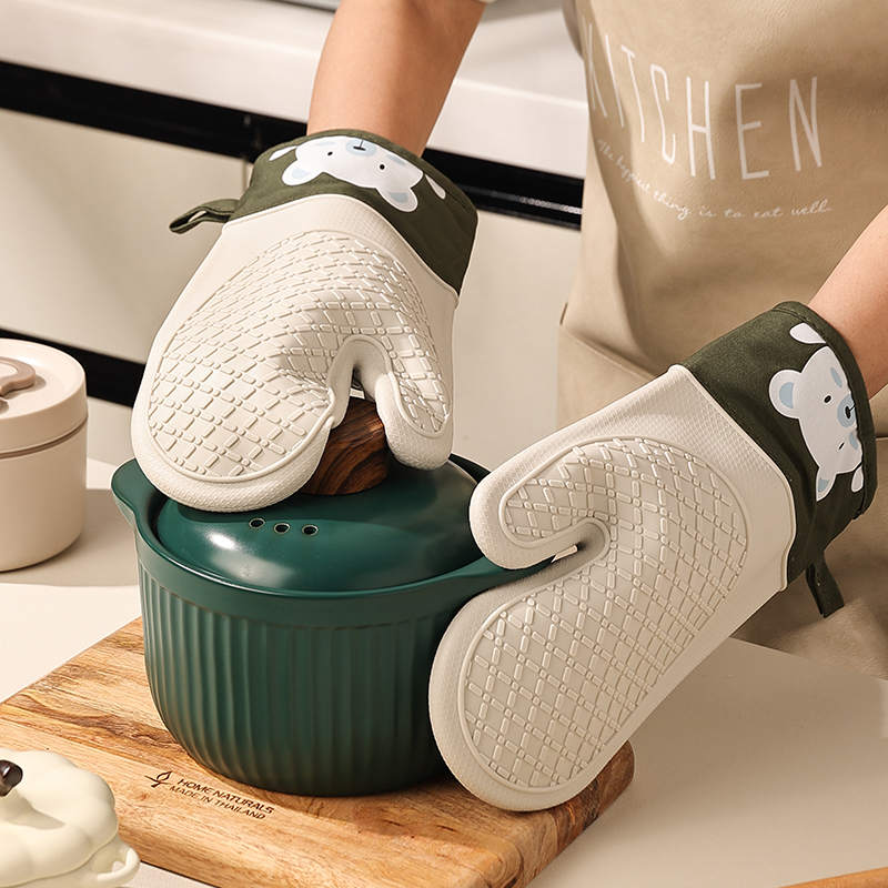 Silicone heat insulation glove - مراجعة Oven Mitt Silicone وسعره