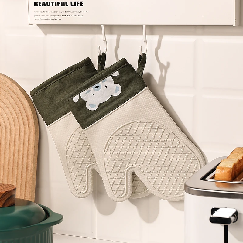 Silicone heat insulation glove - مراجعة Oven Mitt Silicone وسعره
