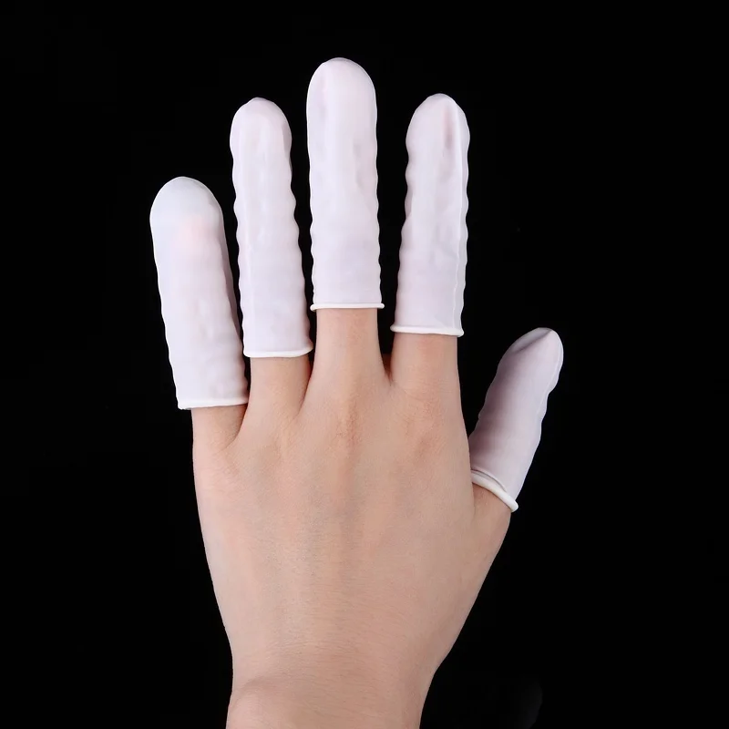 100Pcs Disposable Latex Finger - مراجعة Latex Disposable Glove وسعره