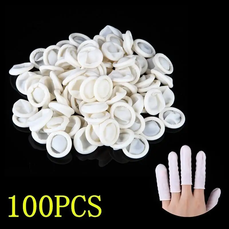 100Pcs Disposable Latex Finger - مراجعة Latex Disposable Glove وسعره