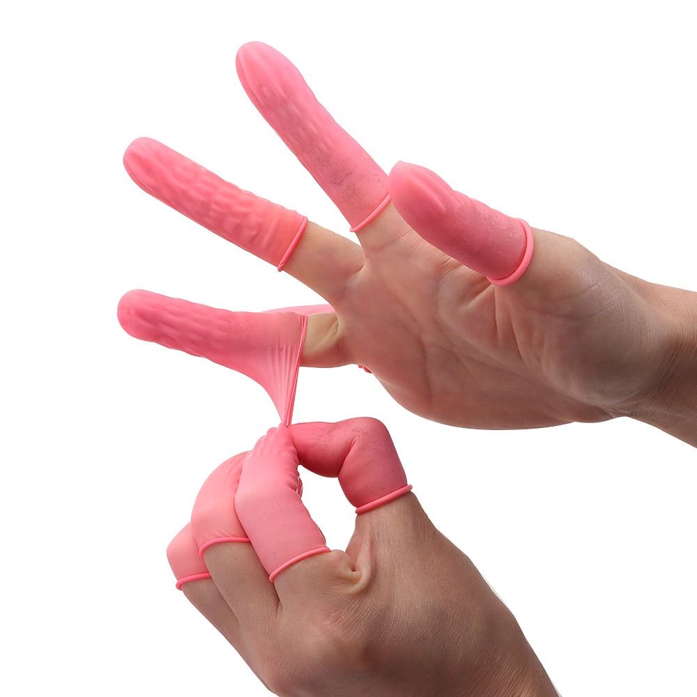 100PCS Disposable Finger Cover - مراجعة Latex Disposable Glove وسعره