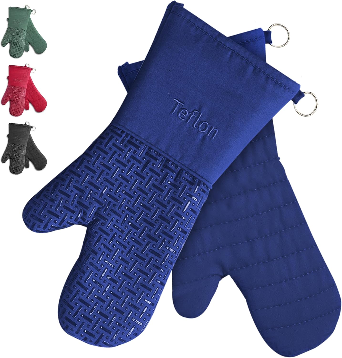 Extra Long Oven Mitts (Blue) | - مراجعة Heat Resistant Glove وسعره