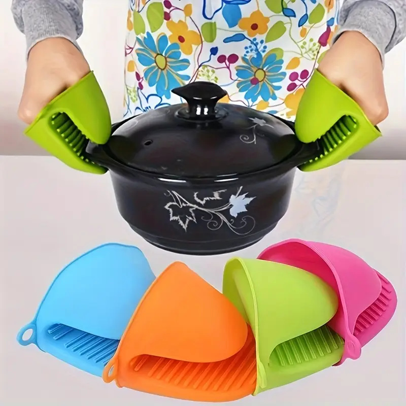 2Pcs Silicone Pot Holder Glove - مراجعة Oven Mitt Silicone وسعره