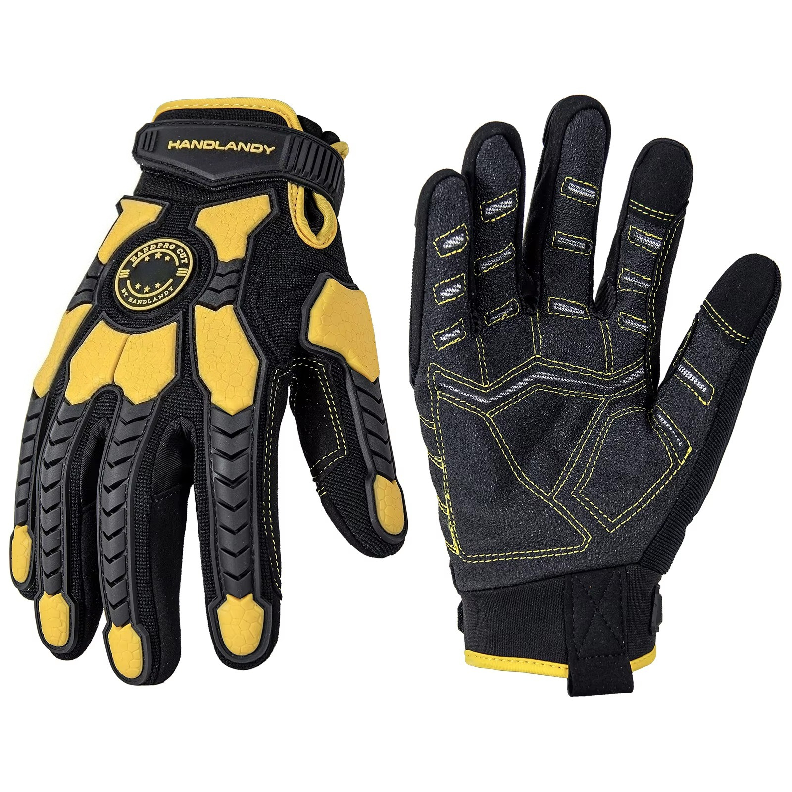 PVC Reinforced Impact Protecti - مراجعة Work Glove Impact وسعره
