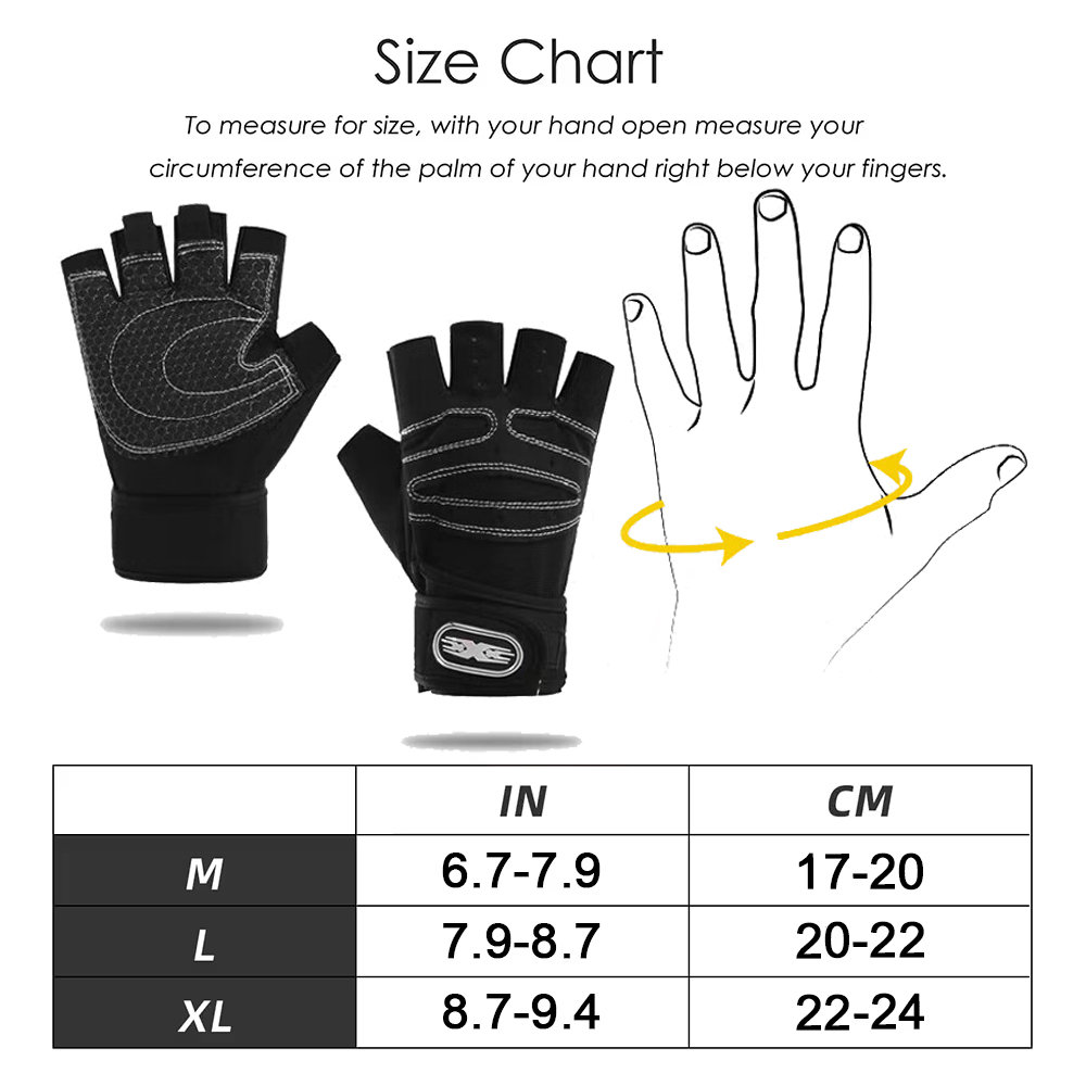Gym Gloves Fitness Weight Lift - مراجعة Workout Glove Gym وسعره
