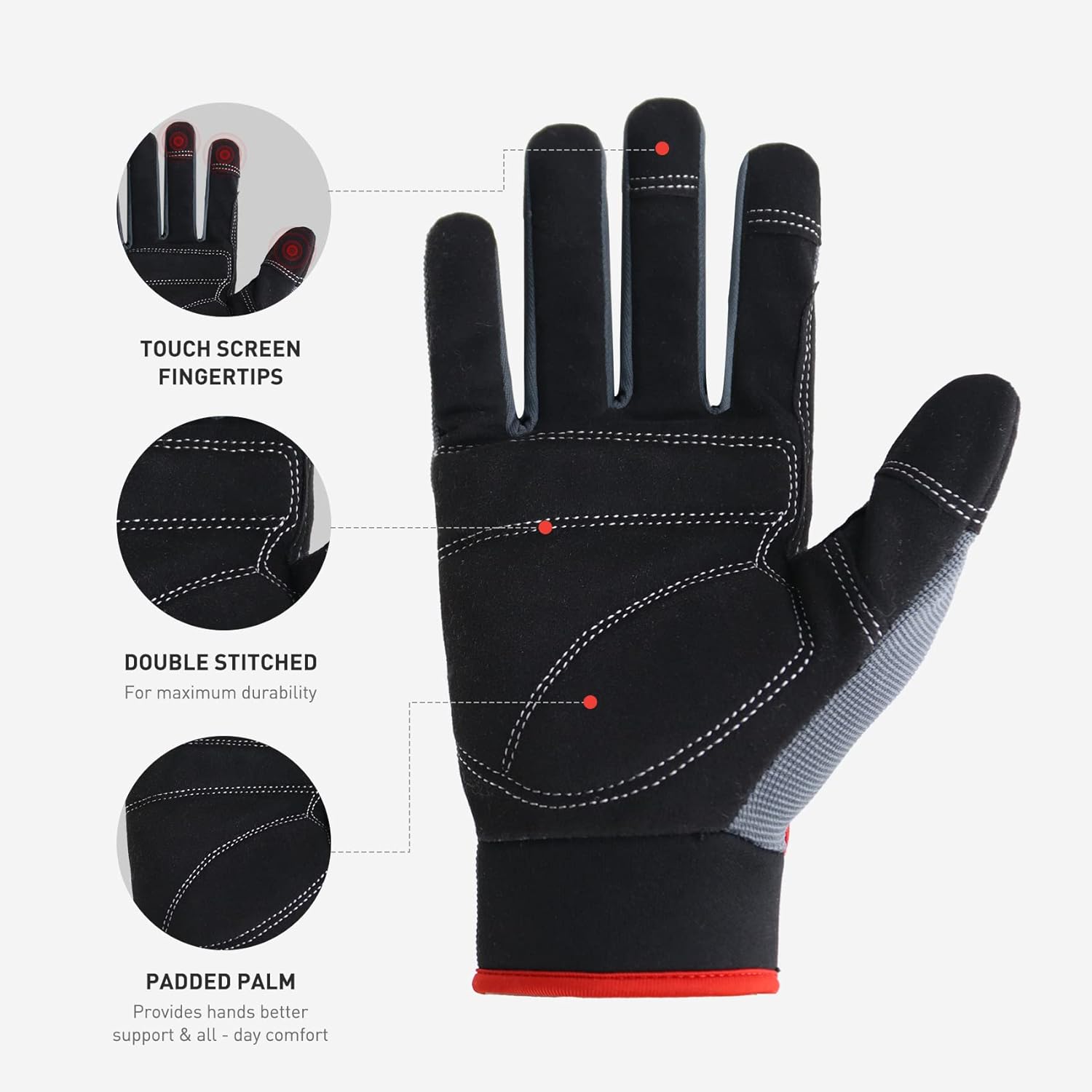 Anti-Vibration Gloves Work for - مراجعة Work Glove Impact وسعره