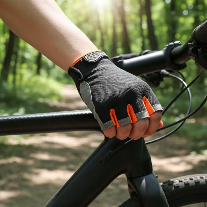 Bike Gloves Half Finger Breath - مراجعة Cycling Glove Padded وسعره