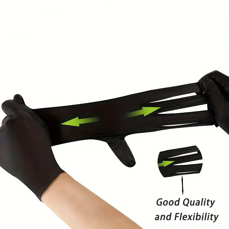 20/50/100PCS Disposable Nitril - مراجعة Nitrile Mechanic Glove وسعره