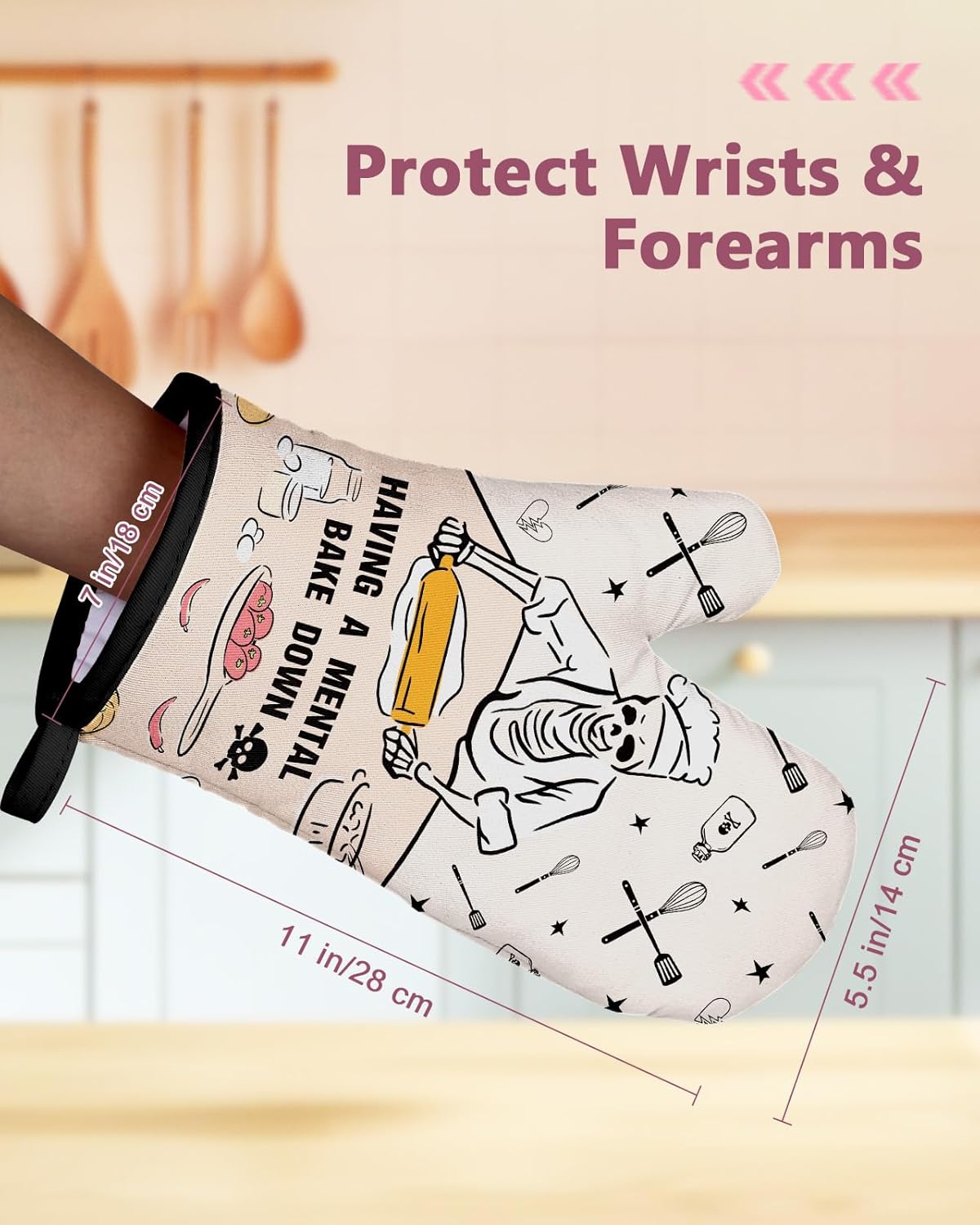 Funny Oven Mitts Heat Resistan - مراجعة Heat Resistant Glove وسعره
