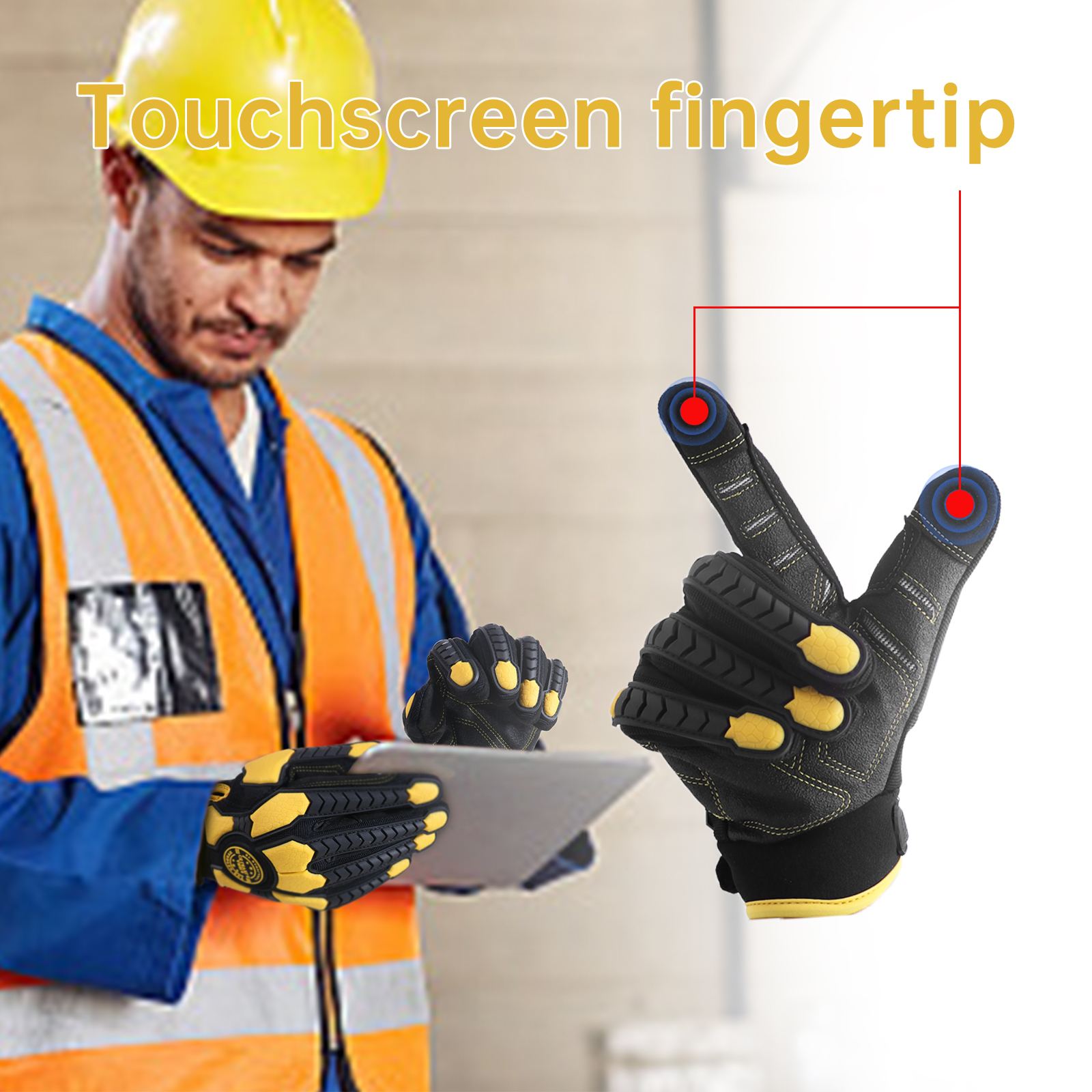 HANDLANDY Heavy Duty Work Glov - مراجعة Work Glove Impact وسعره