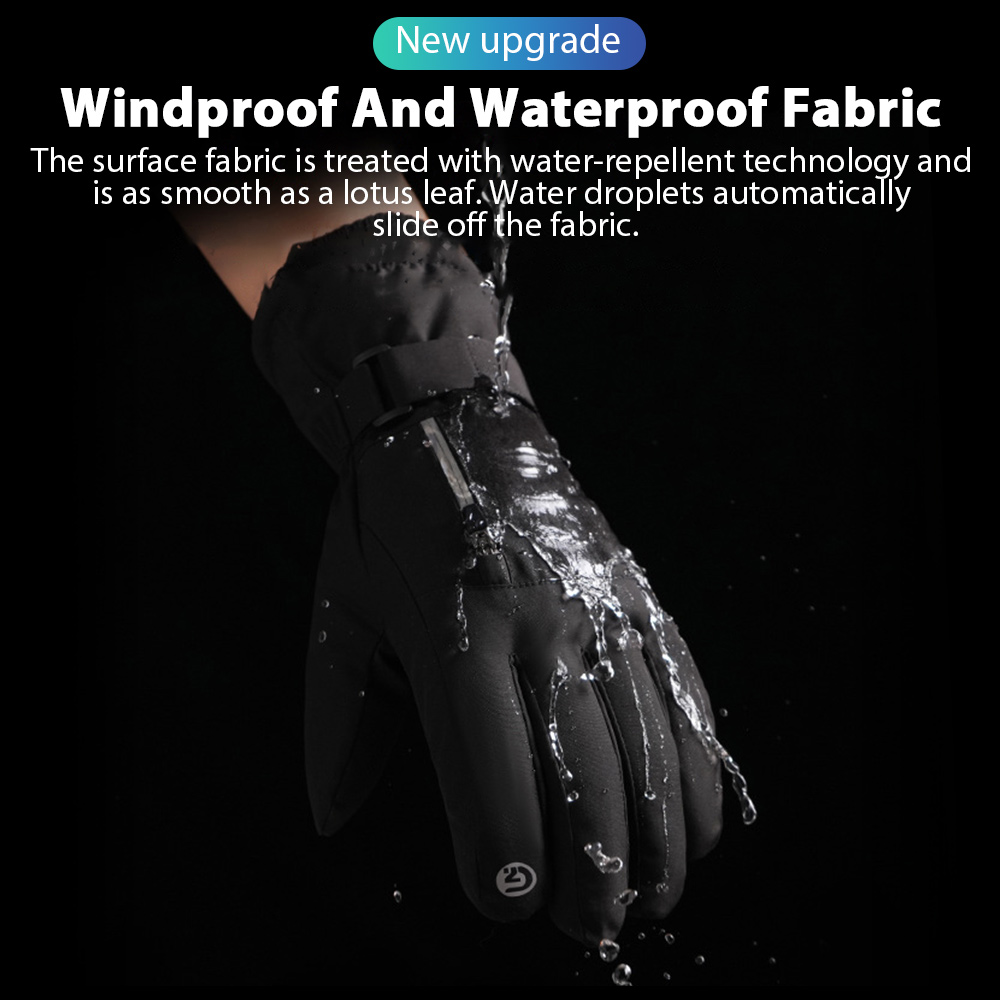Men Winter Waterproof Cycling  - مراجعة Ski Glove Waterproof وسعره