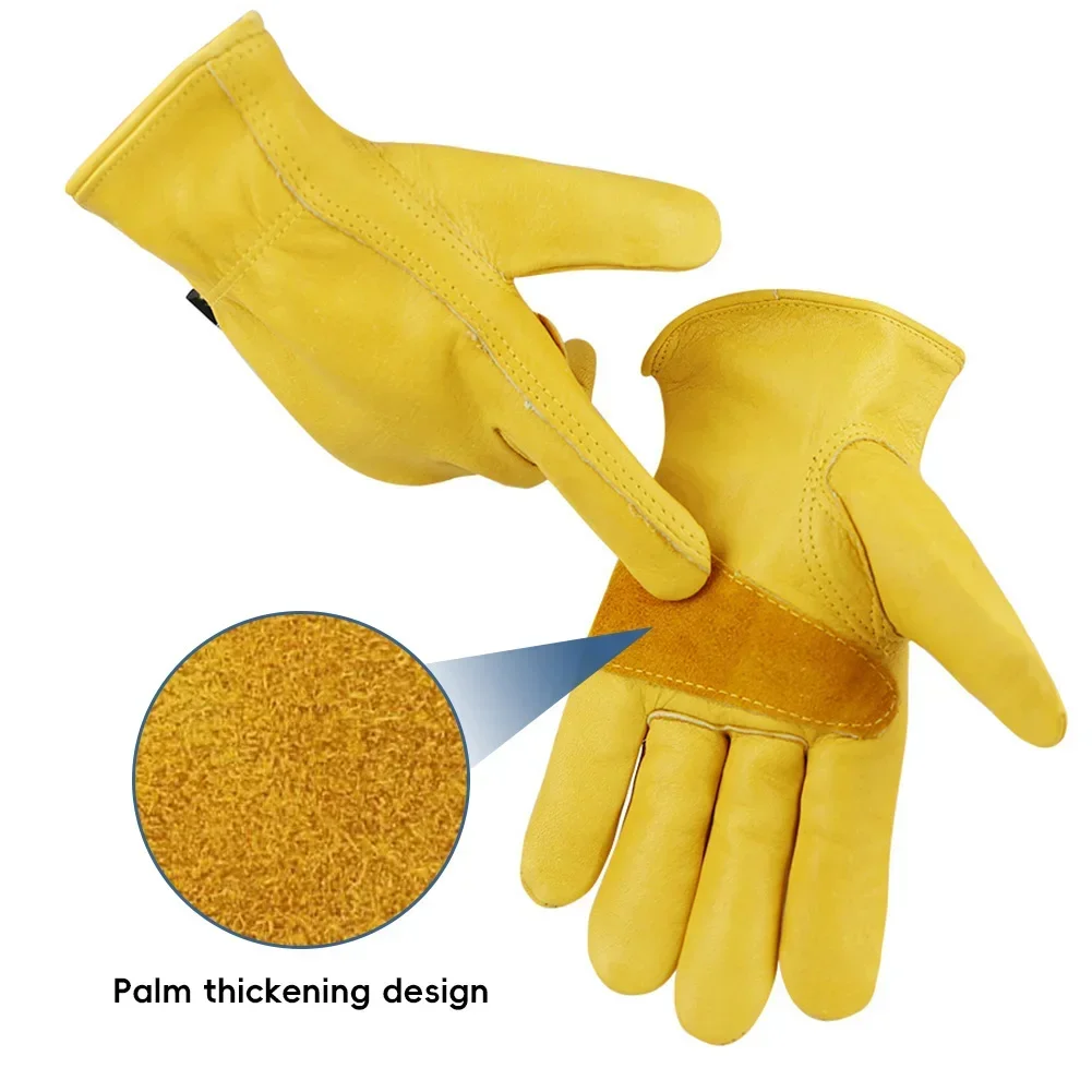 Leather Work Safe Gloves for G - مراجعة Leather Driving Glove وسعره