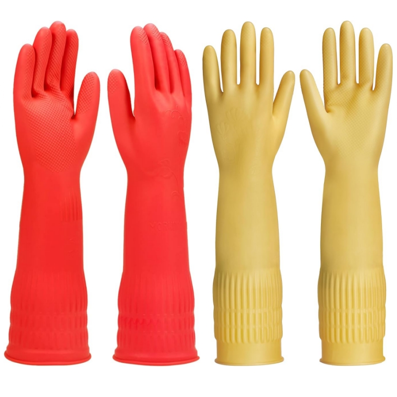 45CM Extra-Long Rubber Cleanin - مراجعة Dish Glove Rubber وسعره