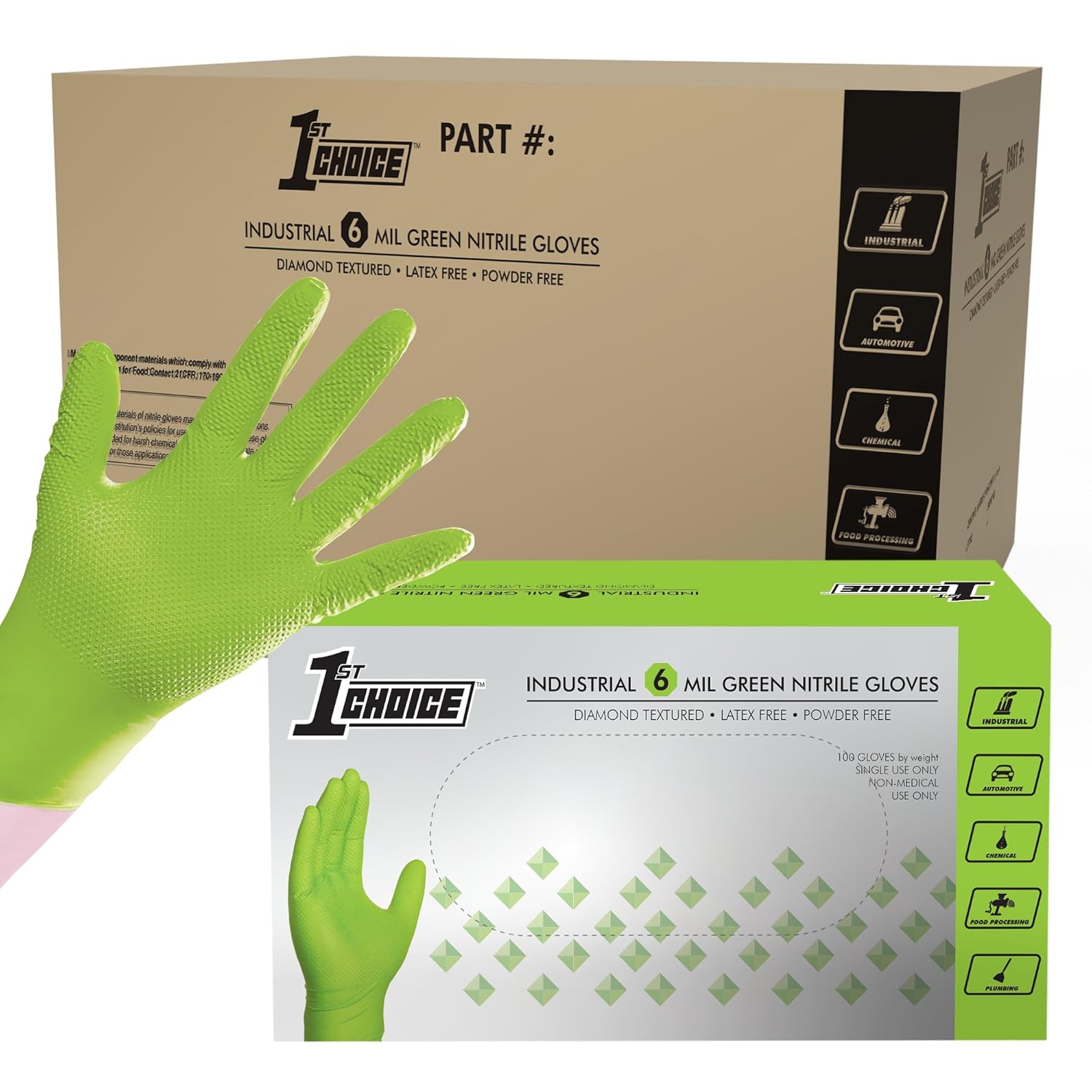 6 Mil Nitrile Gloves Disposabl - مراجعة Nitrile Mechanic Glove وسعره