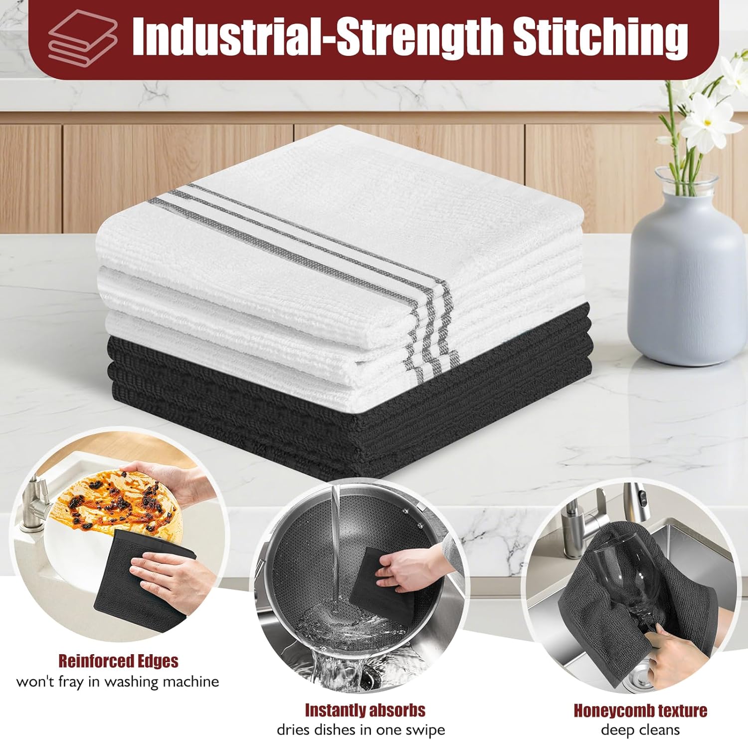 Oven Mitts & Pot Holder Set, 5 - مراجعة Heat Resistant Glove وسعره
