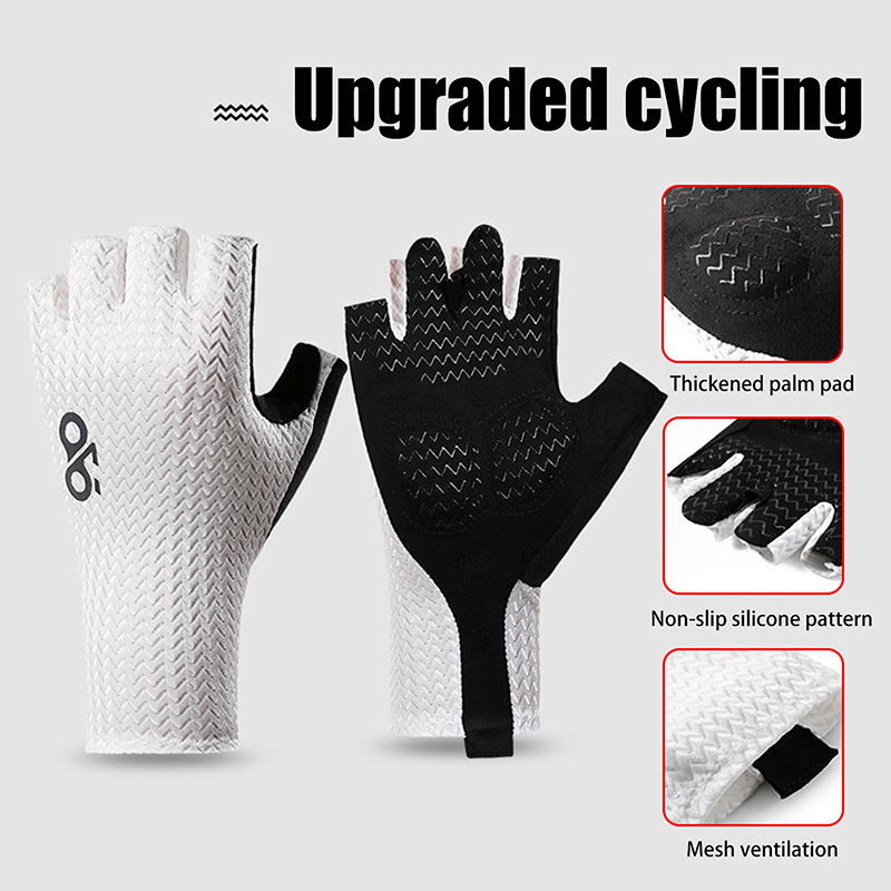 Summer Breathable Half Finger  - مراجعة Cycling Glove Padded وسعره