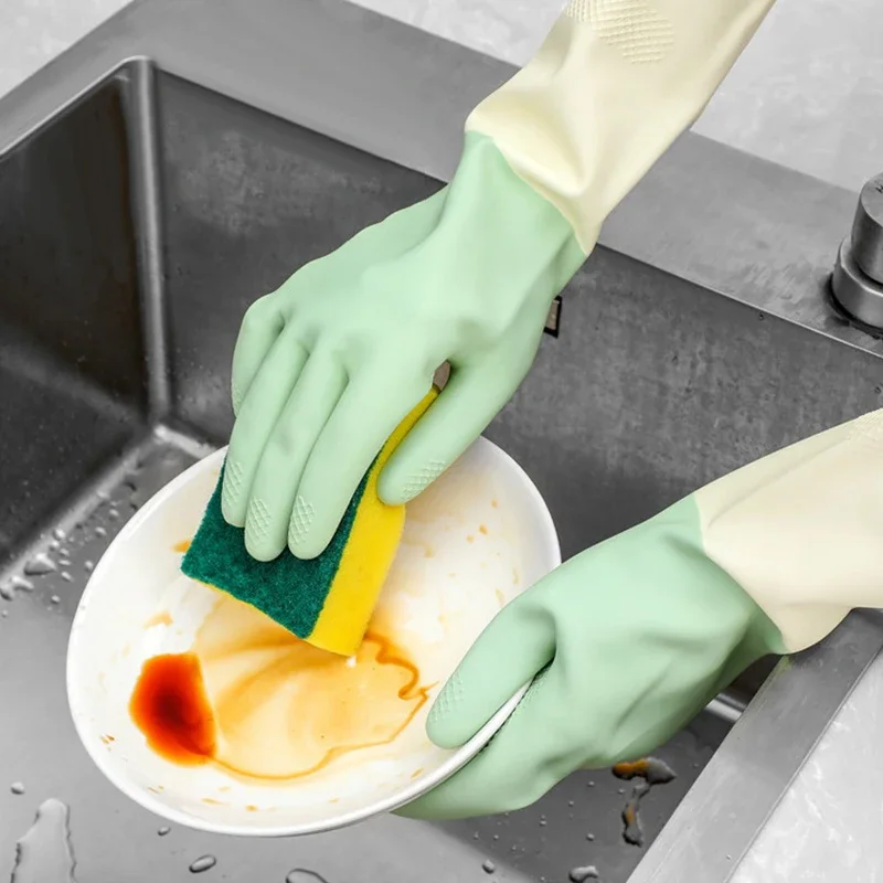 Thickened Kitchen Gloves, Dish - مراجعة Dish Glove Rubber وسعره