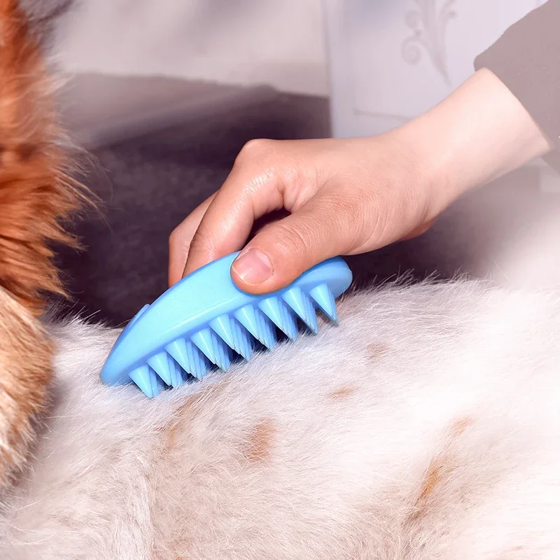 Pet Bath Brush Rubber Comb Hai - مراجعة Rubber Glove Cleaning وسعره