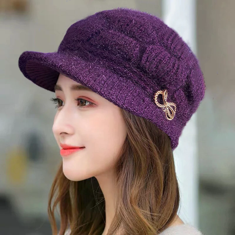 Winter Warm Hat Knitted Hat Ca - مراجعة Wool Glove Lined وسعره